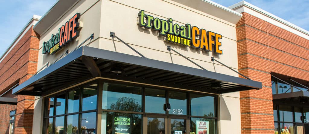 Tropical Smoothie Cafe Exterior