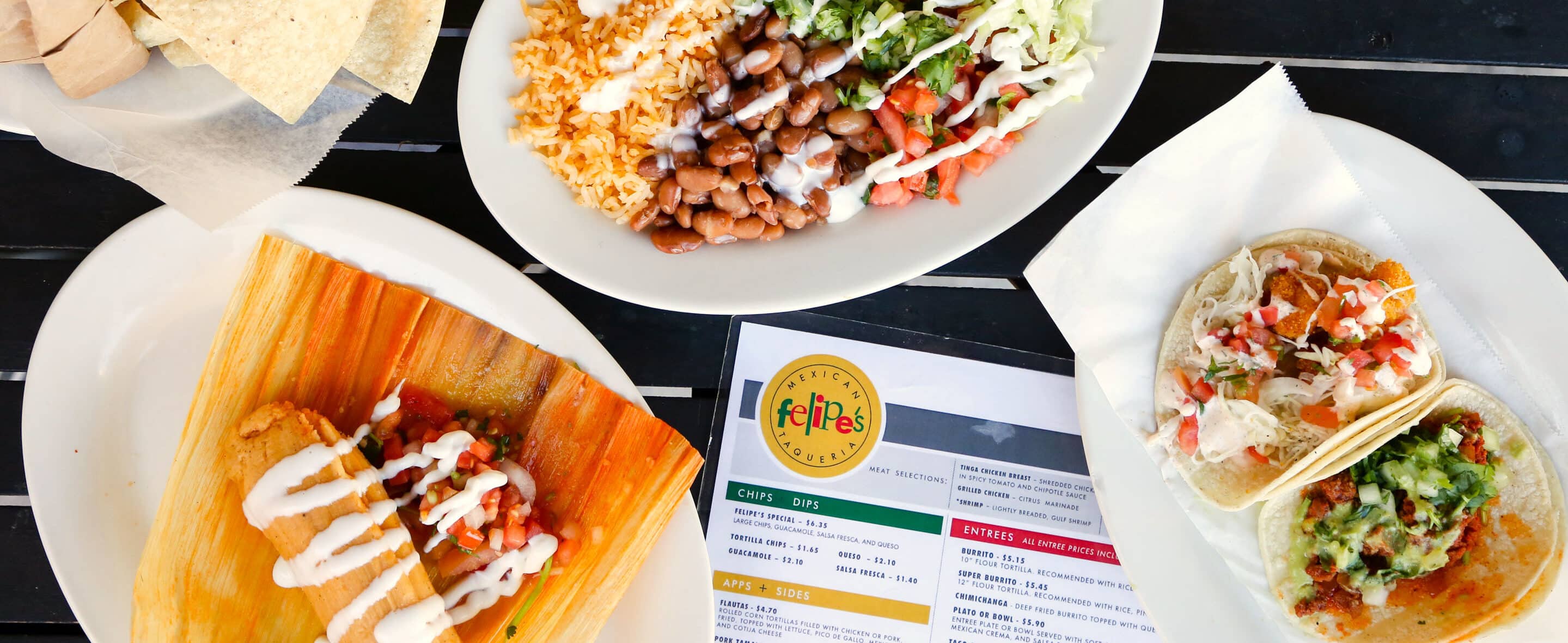 Felipe's Mexican Taqueria Food & Menu