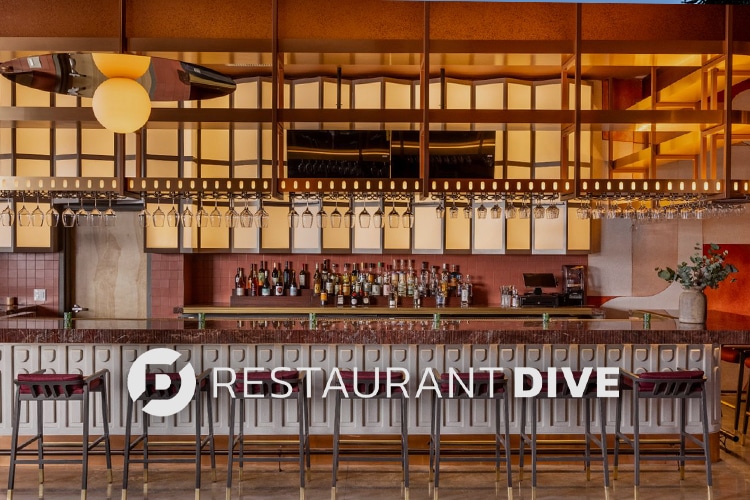 Restaurant Dive Logo over Bar