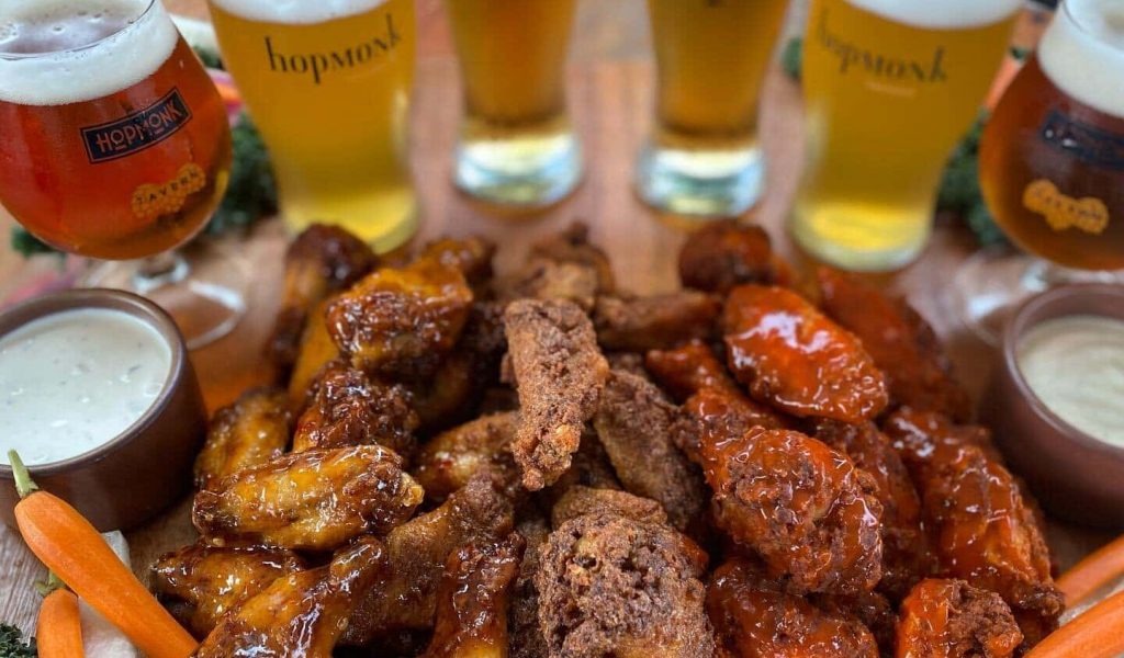 HopMonk Wings & Beer